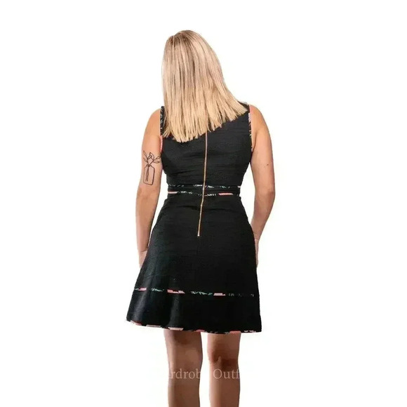 Deadstock Kate Spade New York Blossom Trim Tweed Dress - Picture 5 of 8